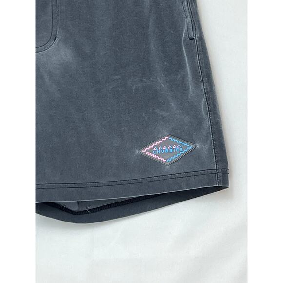 Chubbies Mens M Gray Swim Trunks Quick Dry Elastic Waist Mesh Liner Board Shorts - Picture 9 of 10